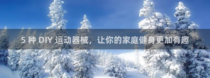 新版尊龙99：5 种 DIY 运动器械，让你的家庭健