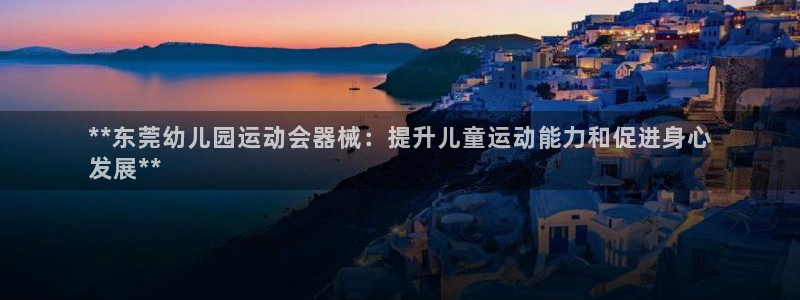 尊龙官网在哪里：**东莞幼儿园运动会器械：提升儿童运