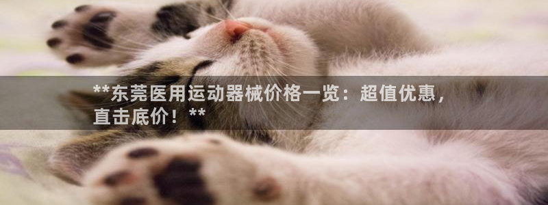 尊龙凯时返现：**东莞医用运动器械价格一览：超值优惠