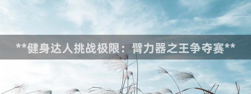 尊龙凯时下载官方正版：**健身达人挑战极限：臂力器之