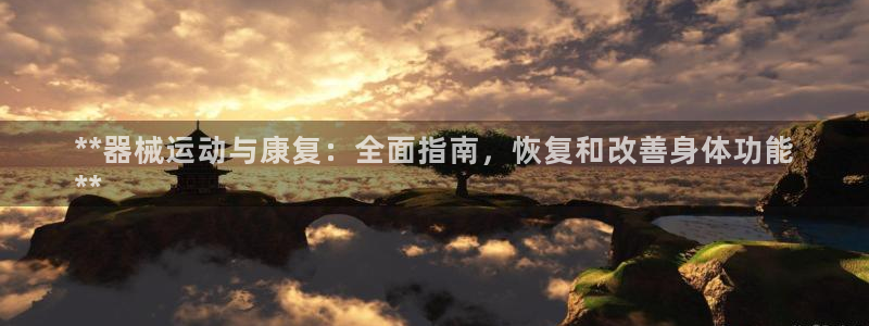 尊龙人生手机版都去ag发财网：**器械运动与康复：全
