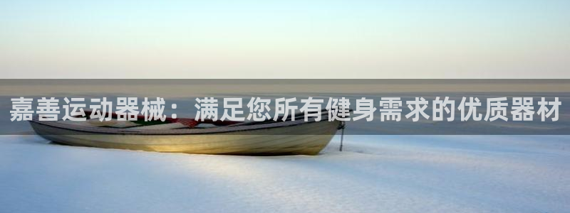 尊龙凯时app官网：嘉善运动器械：满足您所有健身需求