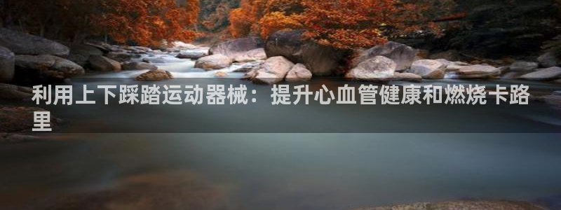 kb88凯时会员登录：利用上下踩踏运动器械：提升心血