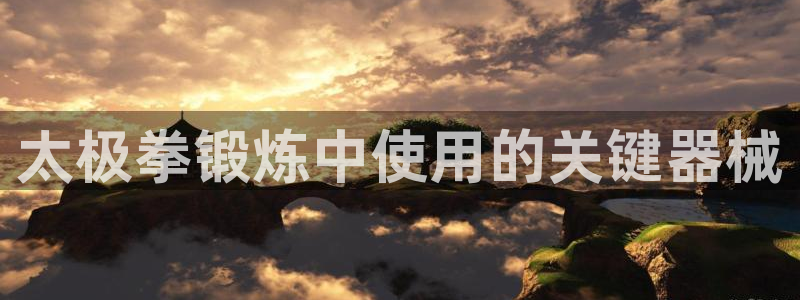 尊龙网址苹果版下载：太极拳锻炼中使用的关键器械