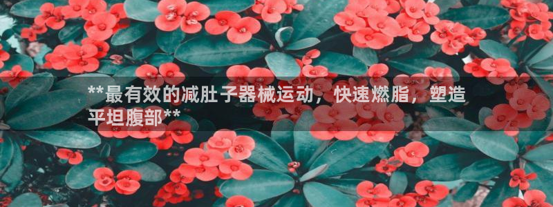 尊龙AG旗舰厅官网：**最有效的减肚子器械运动，快速燃脂，塑