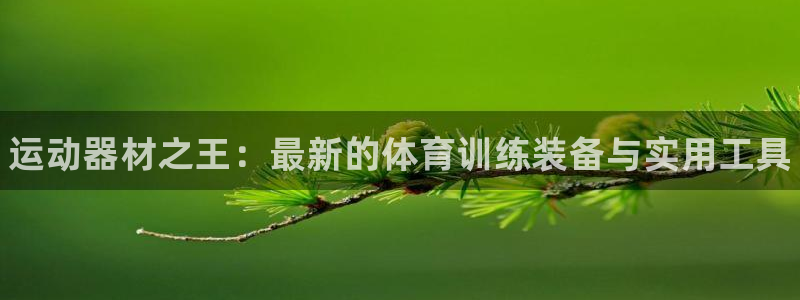 凯时APP官网首页：运动器材之王：最新的体育训练装备